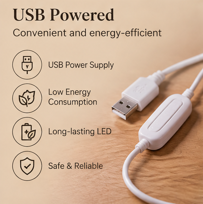 💡 MINRENM® Botanical Lily Glass Shade Flower Table Lamp – Touch Dimming & USB Power