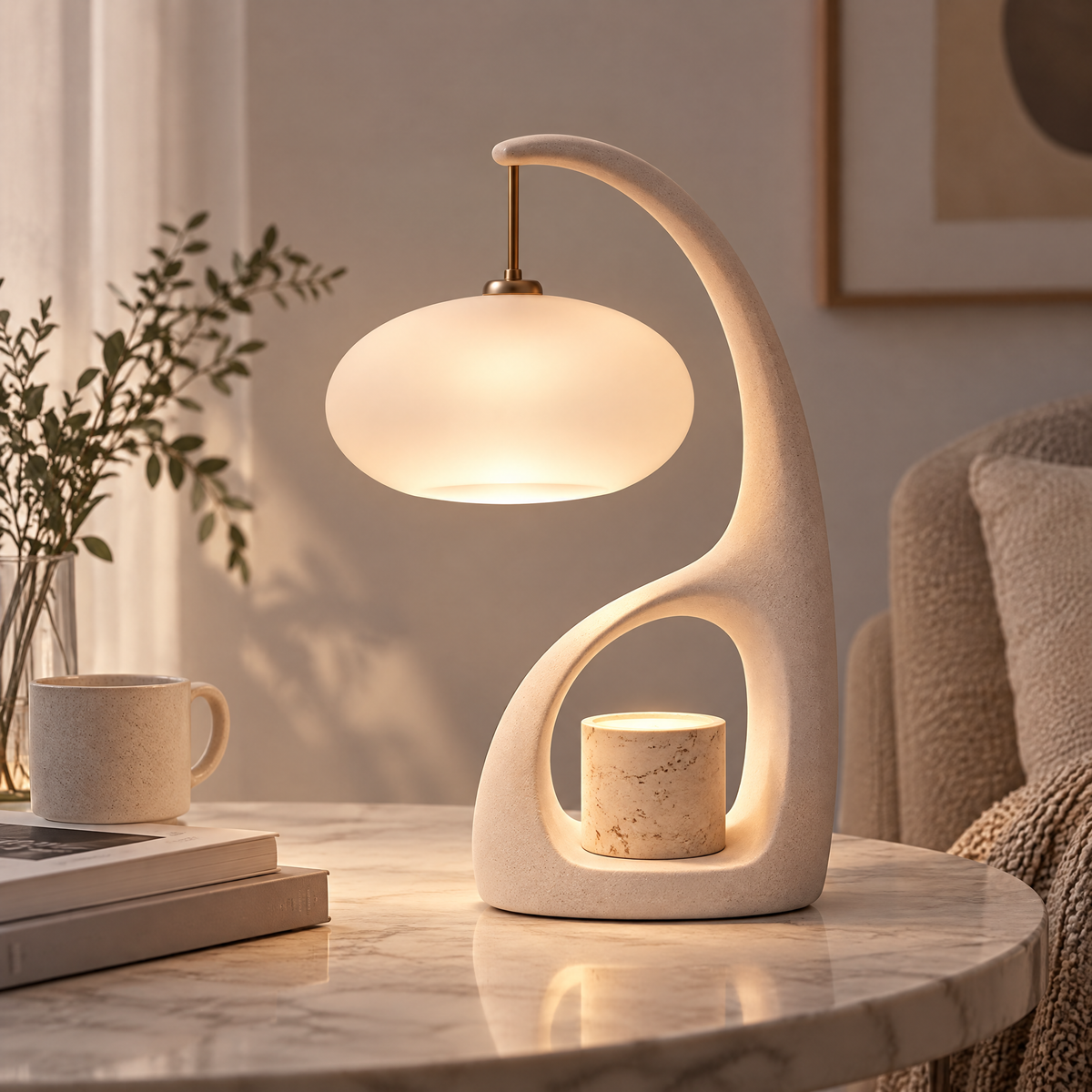🪔 VEYRASY® Sculptural Hollow Table Lamp