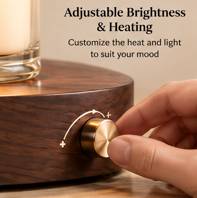 ✨ MINRENM® Vintage Metal Arc Candle Warmer Lamp