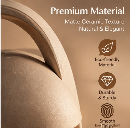 🏮 MINRENM® Minimalist Lantern Table Lamp – Warm Wood Accent & Dimmable Glow